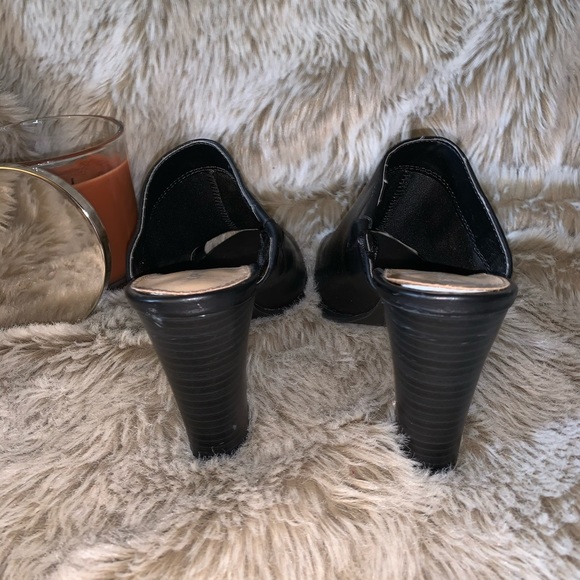 🦋Express Black Open Toe Mules - Picture 3 of 6